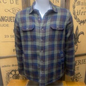 Tailor Vintage Flannel Jacket, Sherpa Lined, M